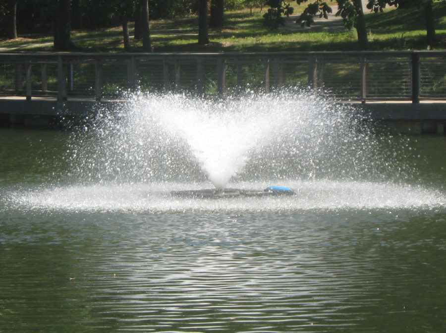 Beautiful Outdoor Fountain - Air-O-Lator