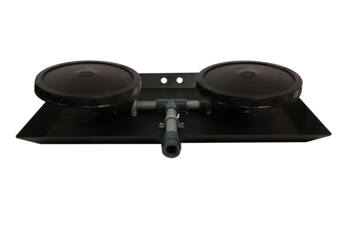 Double Disc 9″ Rubber Membrane Diffuser with Self-Sinking Base